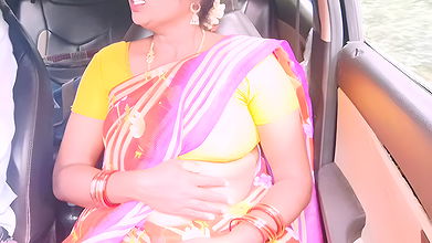 Jungle car sex with indian maid. Telugu dirty talks.