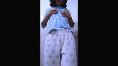 Indian College Girl Fingering Deep Pussy and Show Asshole with Sexy Body at a Bathroom