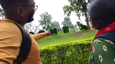 Sali and brother-in-law went to the park to roam – brother-in-law you took sister-in-law for a walk, then sister-in-law became happy and made brother-in-law happy