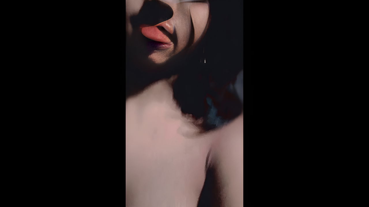 Sexy cute babe pressing her boobs for her boyfriend 22