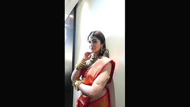 PRANITHA GORGEOUS WIFE MATERIAL SEXY BLOUSE SAREE SEDUCTION HQ VIDEO 22