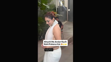 KHUSHI MUKHERJEE BOMBSHELL BOLD BABE SEXY IN SEE THRU DRESS AND BACKLESS VIEW UUFFF 22
