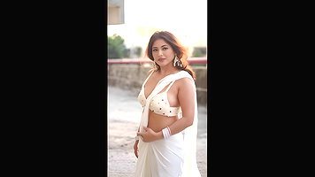 POONAM RAJPUT SENSUOUS DESIRABLE WIFE MATERIAL WILD IN SAREE TEASE 22