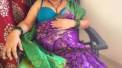 For the first time sister-in-law ate all the cream from the cock