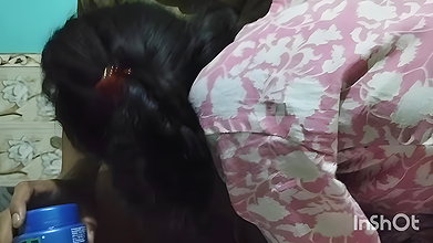 Home made husband and wife full creamypie pussy oil massage blow job and cum in mouth horny wife