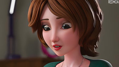 Animation sex with A milf sexy laday in her home ud83cudfe0