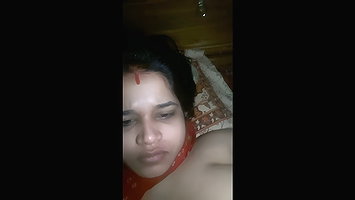 Rubbing wet pussy and big boobs
