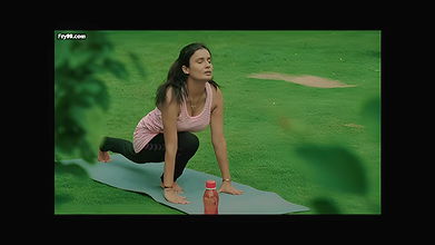 Busty Girl yoga from crime patrol