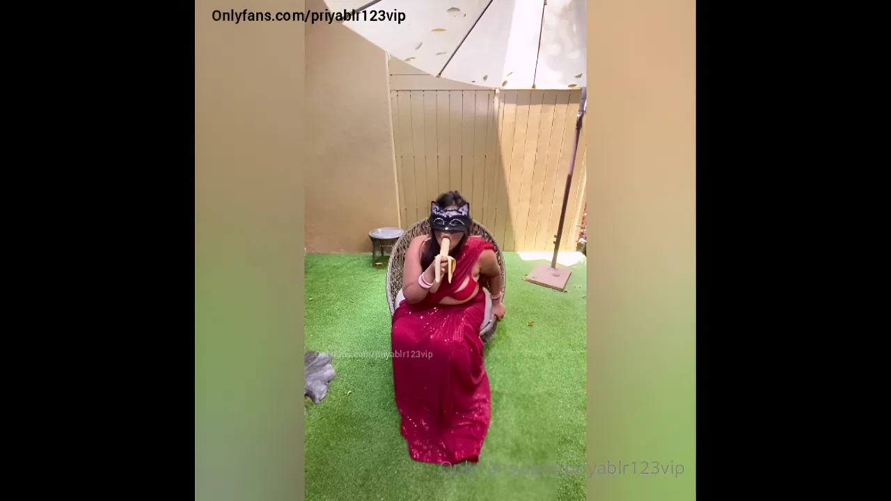 Priyablr Banana teasing 22