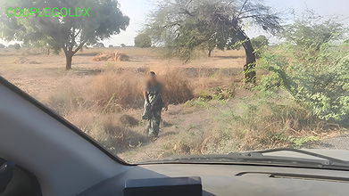 A Girl Was Urinating on the Road, Called Her Into the Car and Hit Her