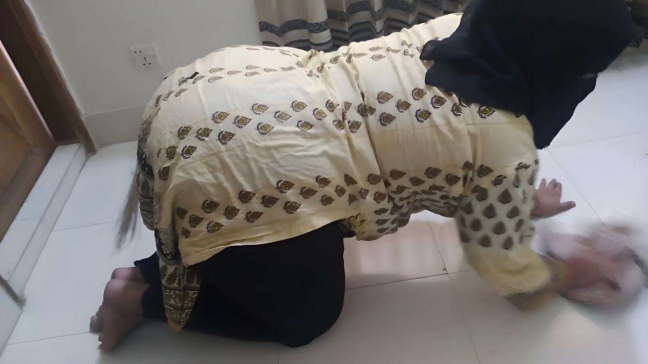 My Stepbrother Enters the Bathroom and Fucks Me