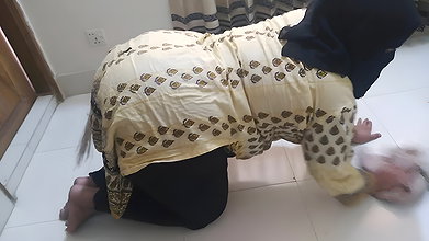 My Stepbrother Enters the Bathroom and Fucks Me