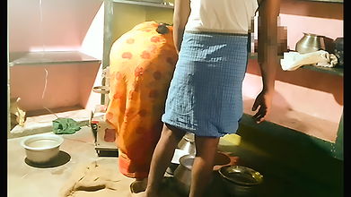 Desi – a Husband Who Has Sex While His Wife Is Doing Housework