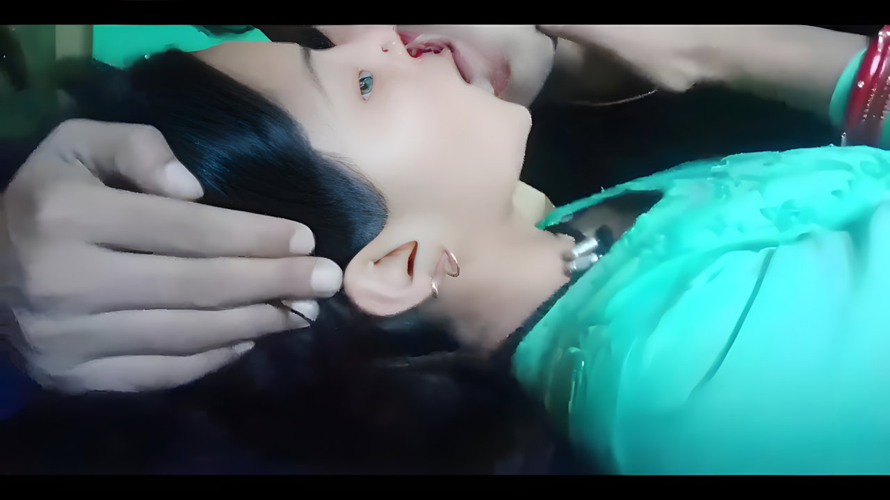 Kissing and Pressing Boobs of Girlfriend