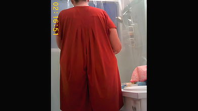 Mature bbw wife bathing recorded by husband 22 videos collection 212