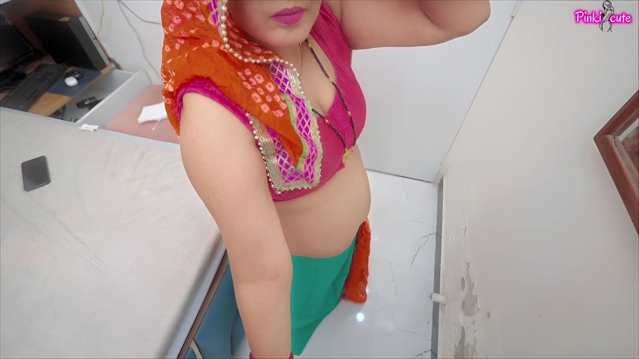 Huge Ass Desi Village Chachi Fucks with Bhatija after Shaving Hairy Pussy in Extreme Close-up Asshole View