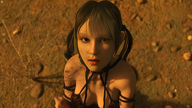 Asha Giving Me A Blowjob In Desert