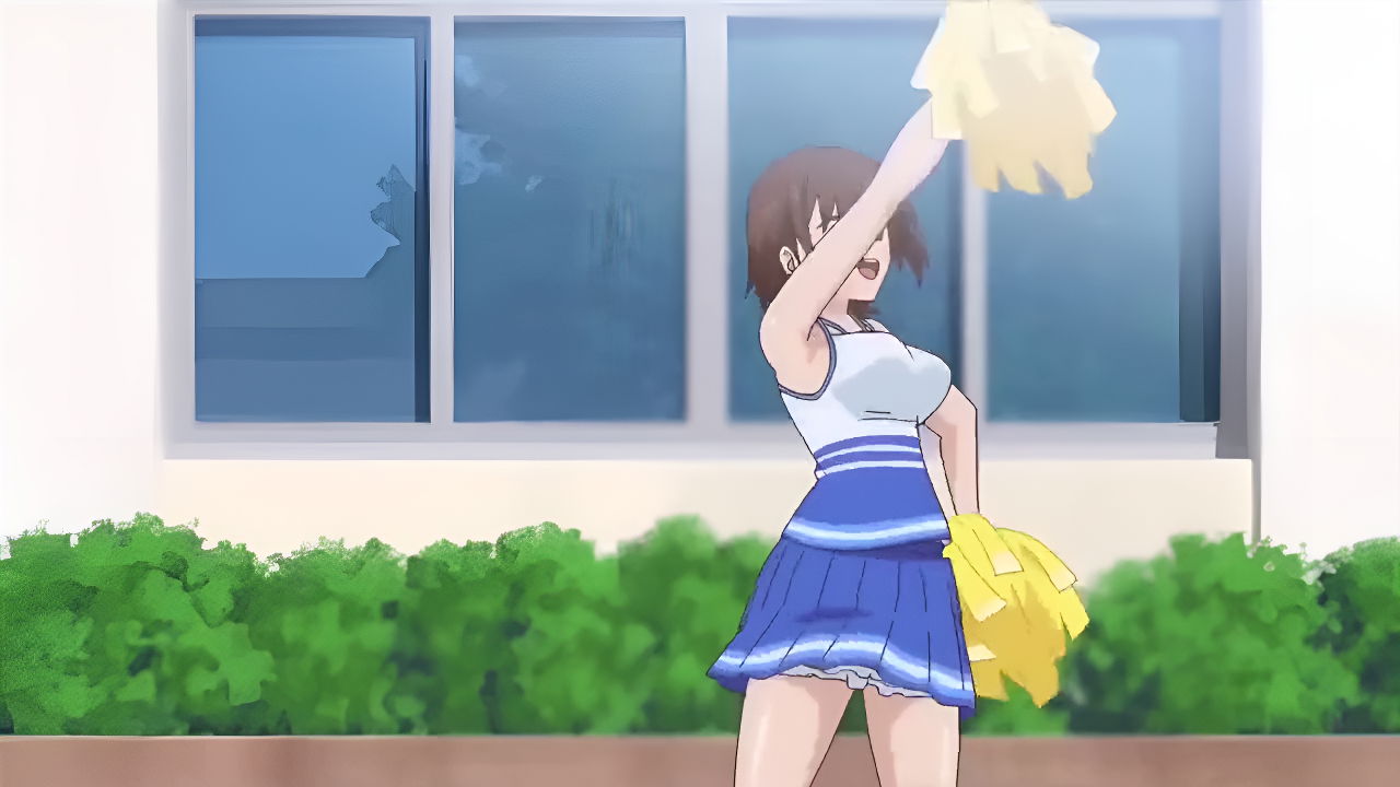 Cute girl having fun with clooage clasmate