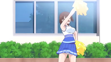 Cute girl having fun with clooage clasmate