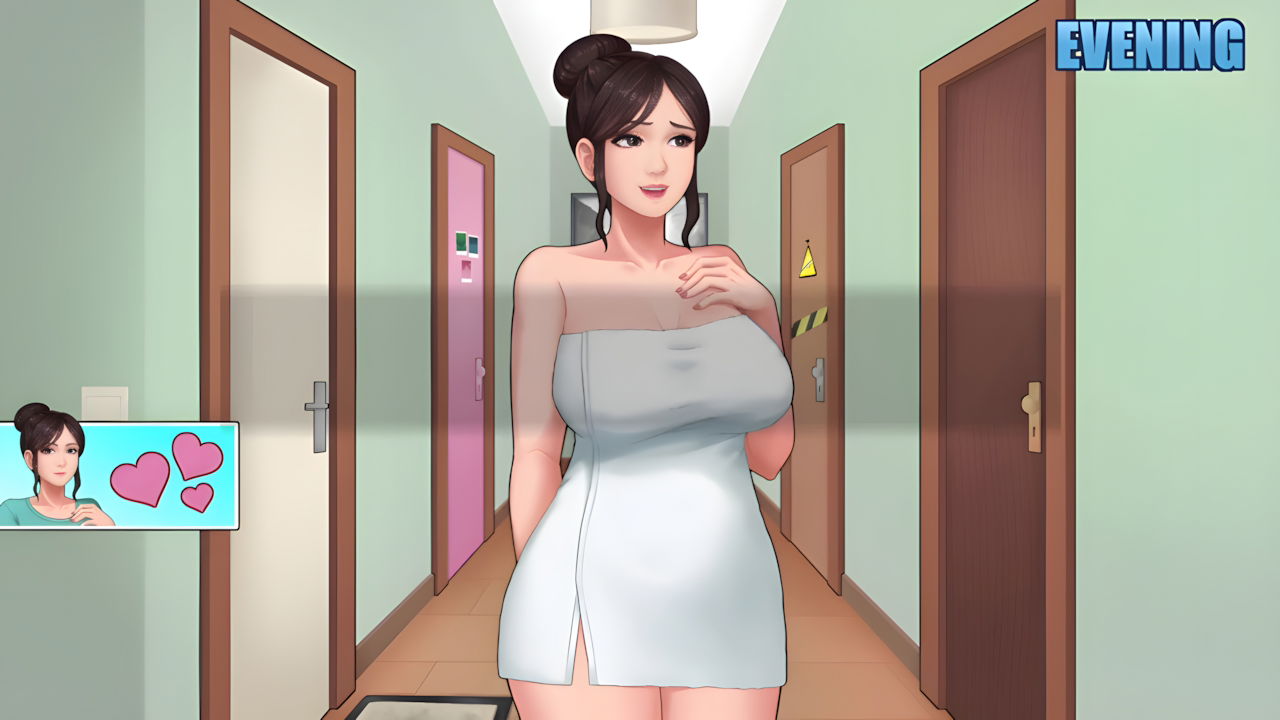 My Own Step MOM Bath With Door Opened & Caught Me Masturbate For Her Big Juicy Butts to Make Pregnant