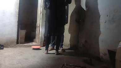 My son took a chat with my husband, not at home