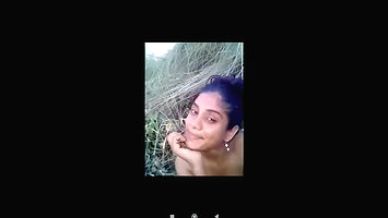 Village Girl Outdoor Fingring And Showing Her Pink Pussy Lips