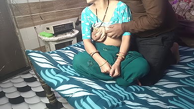 Sexy desi bhabhi calls her brother-in-law and has sex with him and gives her big boobs in his hands