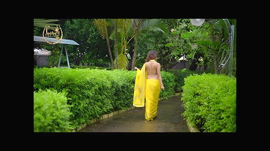 KOYELIYA MAKEOVER & PRINTED GEORGETTE SAREE EITH BB BLOUSE FASHION ULLAS FASHION VLOG (1).mkv”