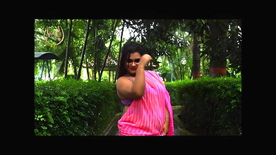 POULAMI PINK COLOR CHIFFON SAREE FASHION ULLAS