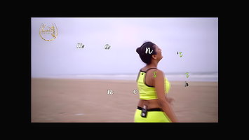 Smita Sana in Nenon Color Swimsuit on Sea Beach _ Fashion Ullas