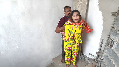 Secret Sex and kissing scenes boobs press in outdoor village