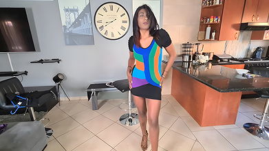 Indian Lingerie and Sexy Dress Try on