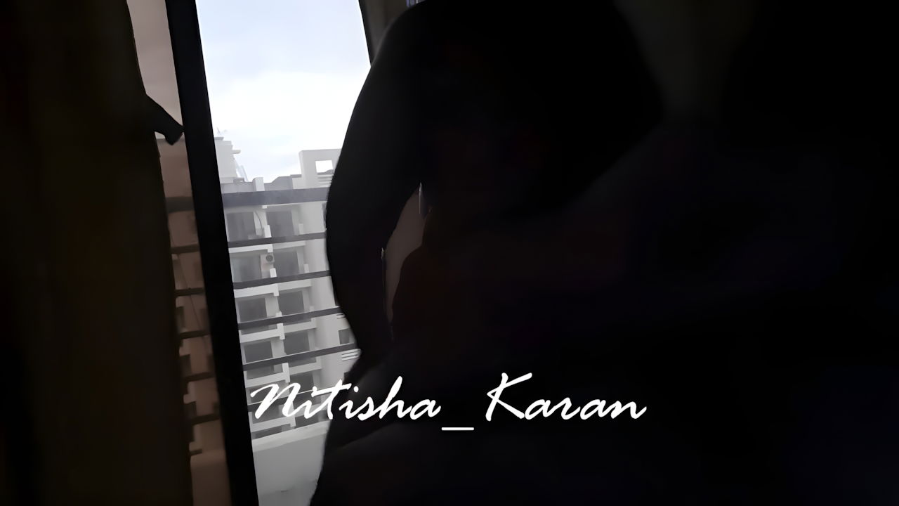 Road Side Topless Dare with Some Trafiic in Background