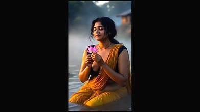 Indian Desi Girl Hot Cleavage And Navel Show 22