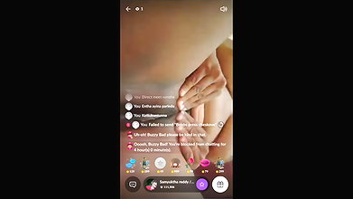 Horny Samyuktha Reddy Masturbating and Spreading Pussy On Live Tango 22