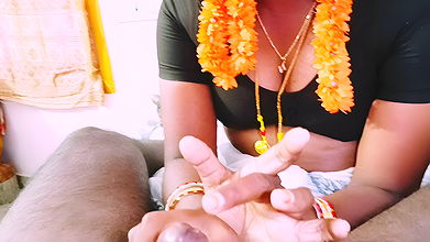 Angry Stepmom Beating Blowjob Stepson Dick. Telugu Dirty Talks.