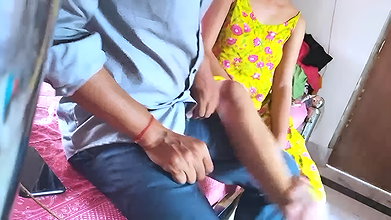 Brought Desi Girlfriend to the Room and Left Her Upside Down