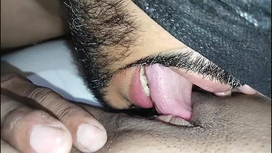 Close up Licking Pussy and Ass