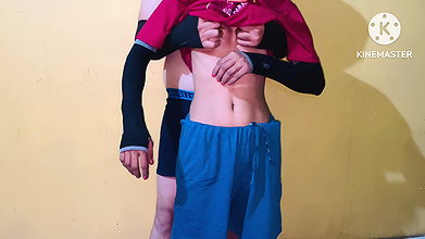 The Brother-in-law Called the Beautiful Rajjo Bhabi of the Village and Kicked Her Ass.