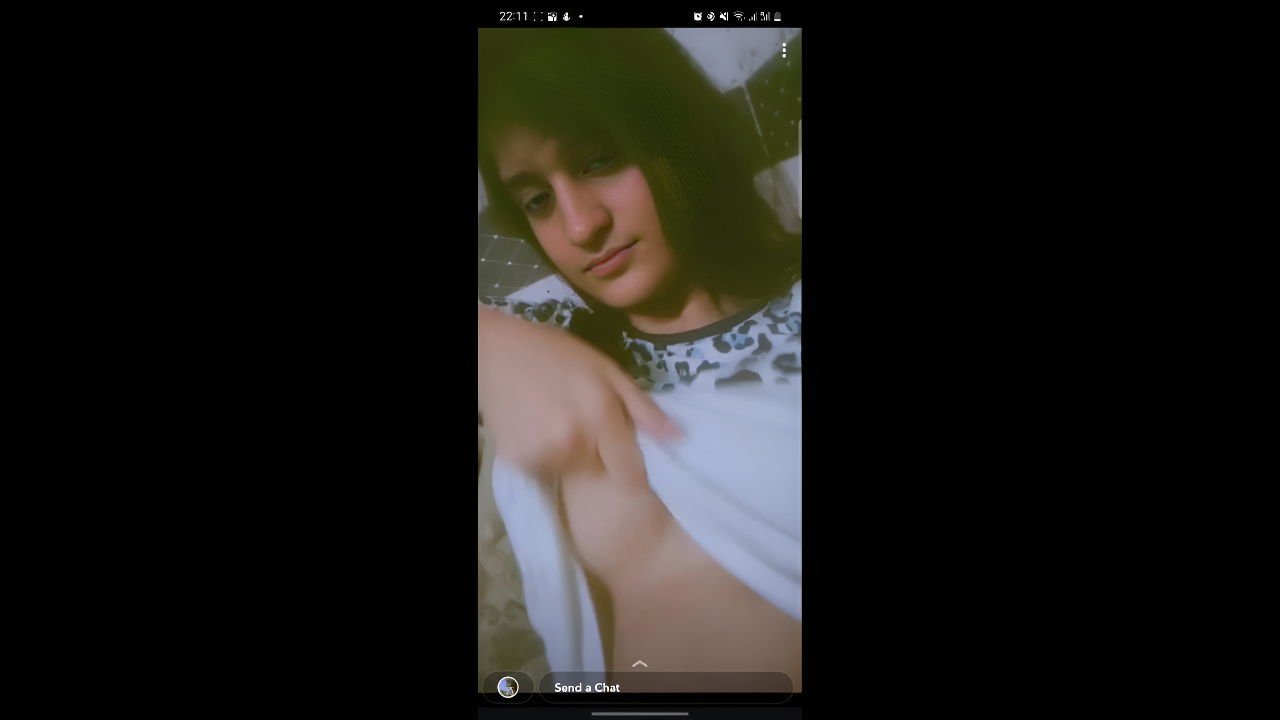 Teen college cutie showing her melon 22