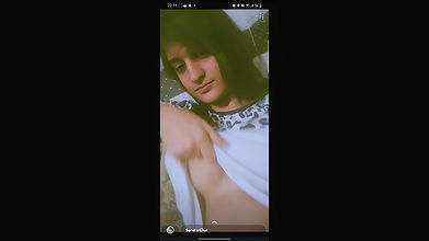 Teen college cutie showing her melon 22