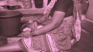 Desi Wife Handjob in Boy Friend Cock