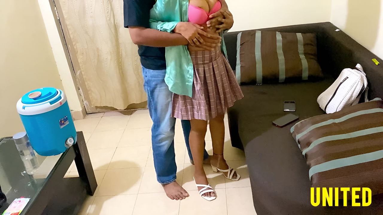 Girl Seeing Her Alone and Has Sex with Her Hardcore Sex Stepsister Friend Advantage