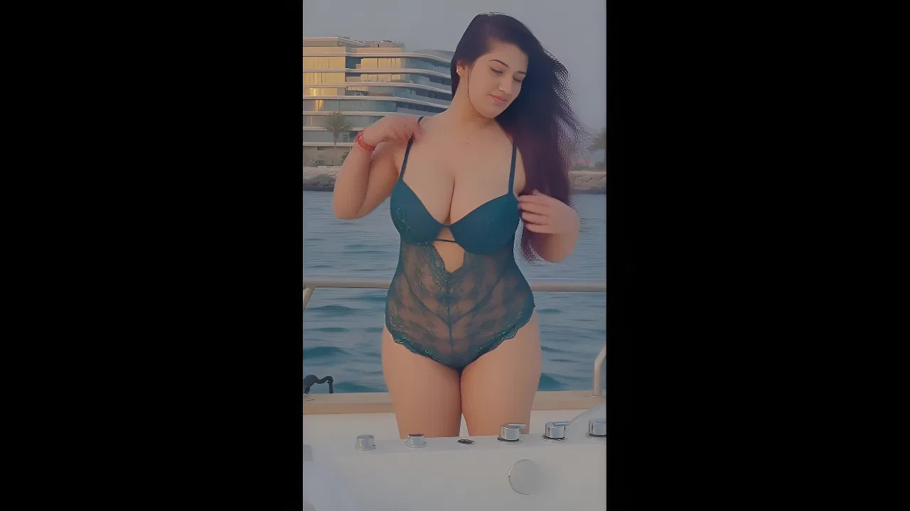 Rasha Kirmani on boat AI EDIT
