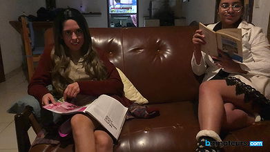 bAmateurs with Amateur Threesome At The Fireplace in Amateur threesome at the fireplace