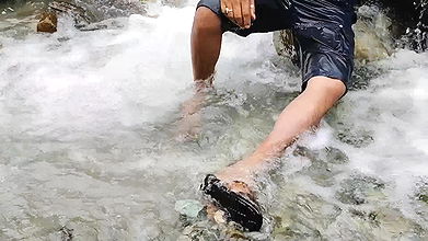 Village Indian Outdoor Risky Outdoor Fucking with My Hot Maid