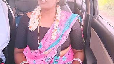 Desi Bhabi Betrays Her Husband by Going on Secret Long Drives with His Younger Stepbrother