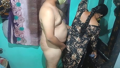 Front of Mirror Dancing Sex with Sexy Indian Muslim Desi Bhabhi