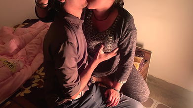 Indian Hotwife Being Horny Desi Cute Couple Fucking at Midnight Reality Porn Video