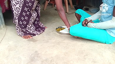 Desi Hot Bhabhi Served Food and Had Fun